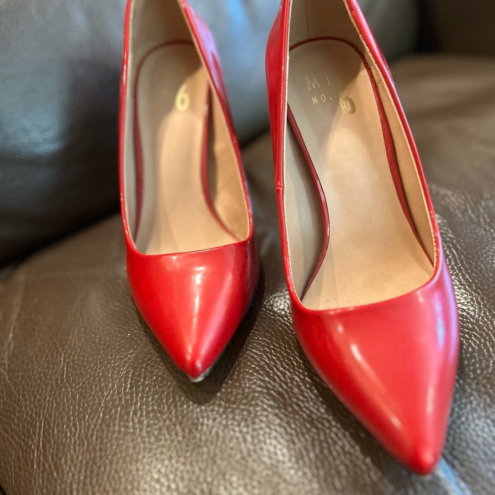 Elegant Red Women's Heels